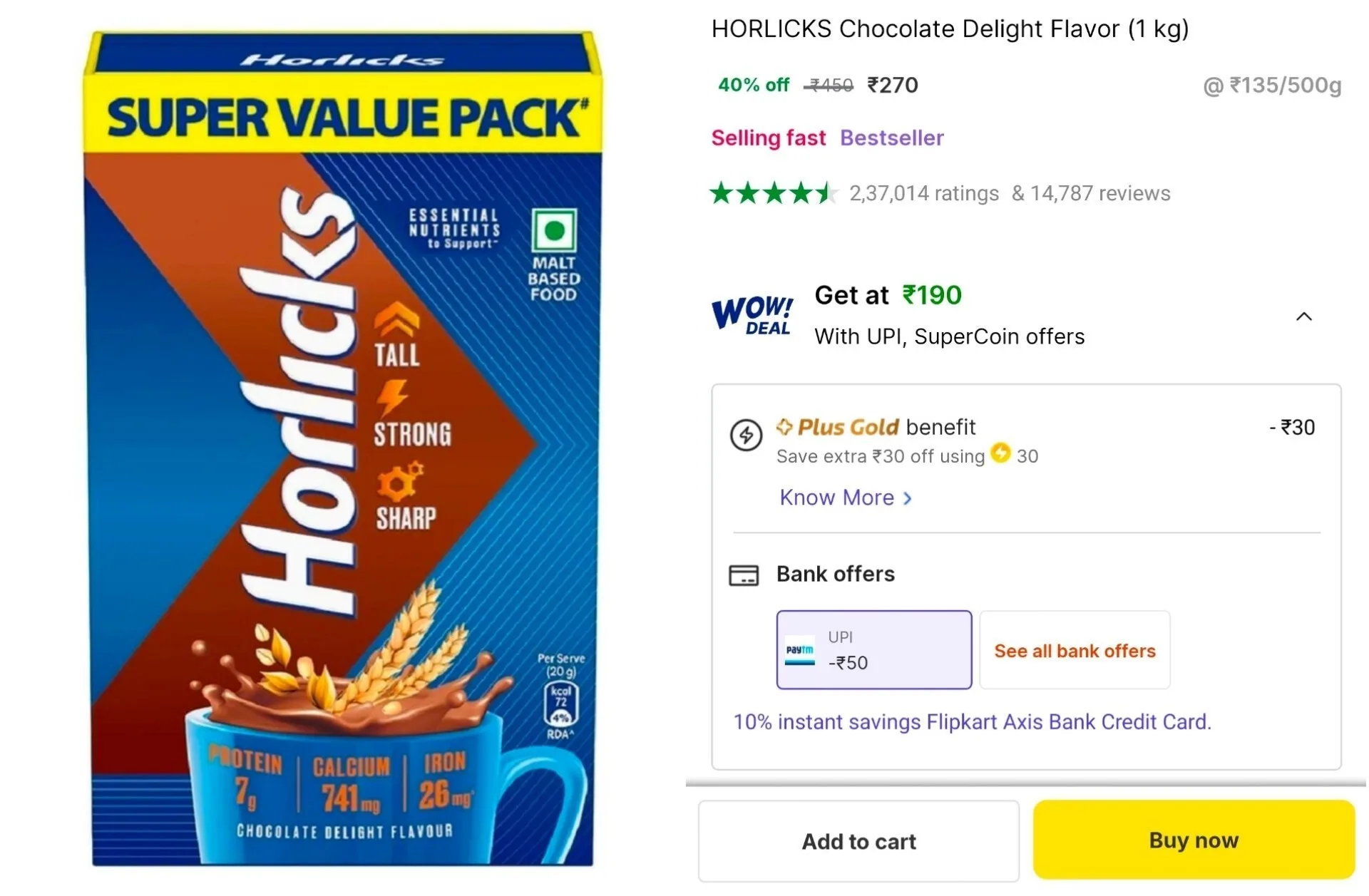 Horlicks Chocolate - 1Kg