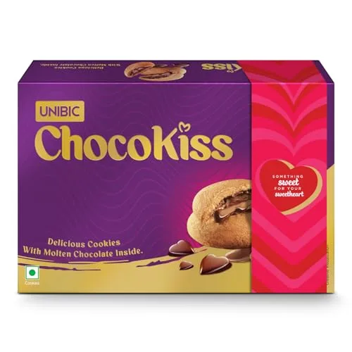 Unibic Choco Kiss | Limited Edition Choco Filled Cookies | C