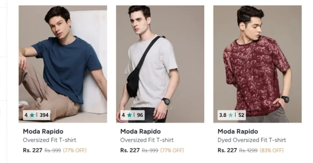 Moda Rapido Oversized T-Shirt