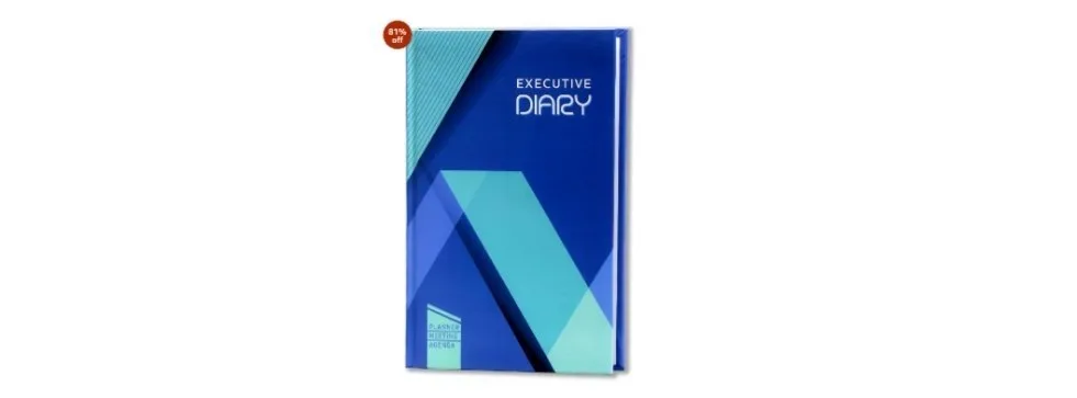 81% off : amazon basics Undated Diary | To Do List | Appointment Organizer | For Office Going Men & Women (Blue)