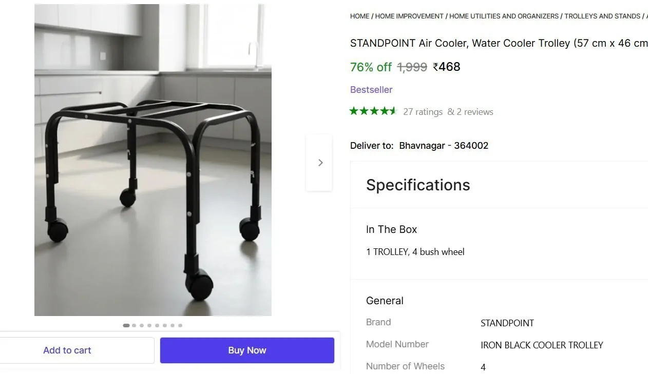 Water Cooler Trolley