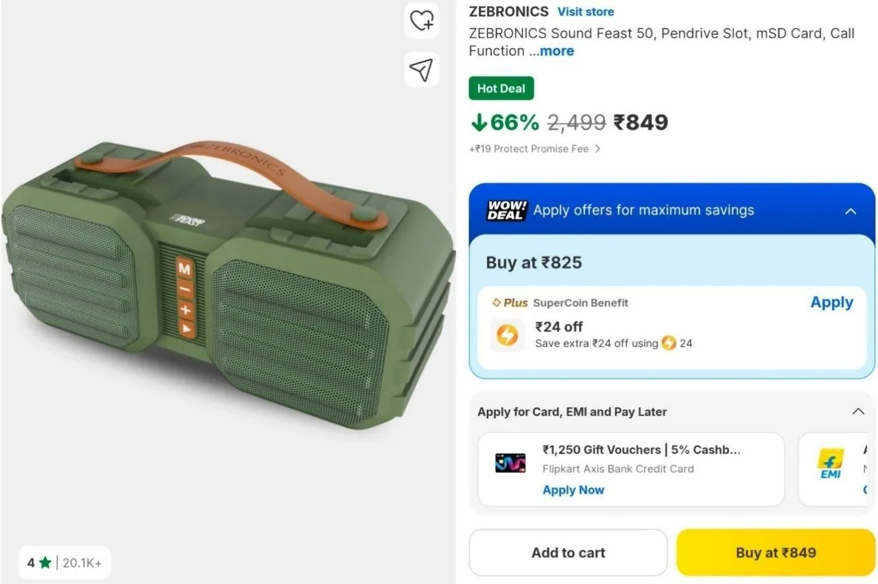 Zebronics 14W Boom Box