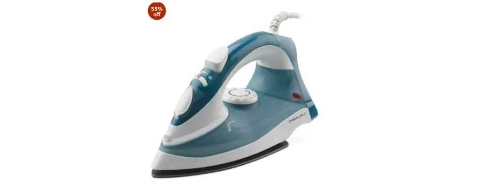 Bajaj MX 3 Neo Steam Iron | 1250 Watts Power For Faster Ironing | Ver..