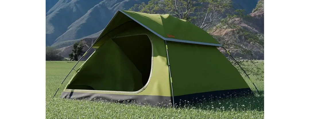 Lifelong Polyester Tent for Camping - Portable Adults -Outdoor with Air Ventilation 2-3 Persons