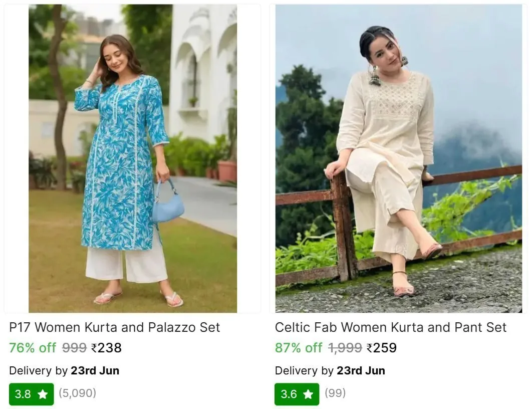 Women Ethnic Set From