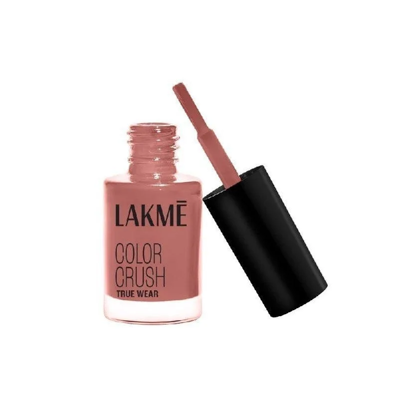 Lakme True Wear Color Crush Glossy Finish Nail Polish, 6Ml