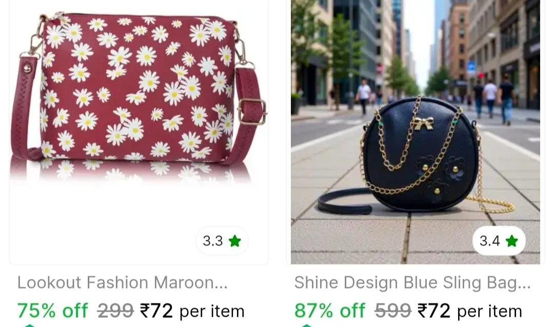 Women's Sling bag ₹73🔥