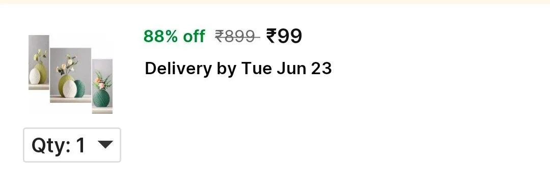 Set of 3 digital reprint flower ₹99🔥
