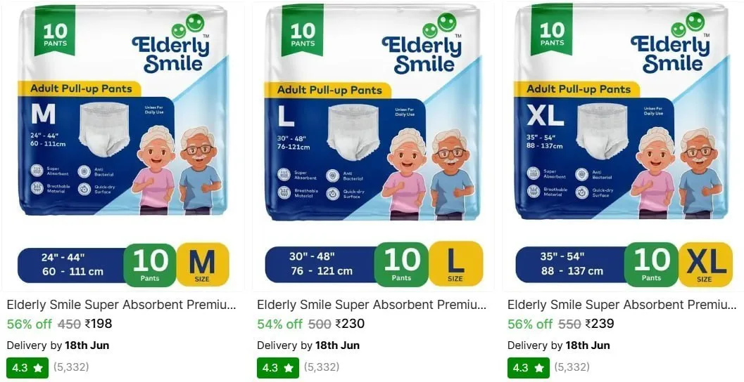 Adult Diapers From