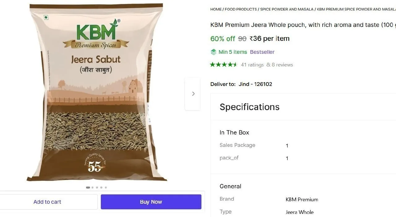 Premium Jeera (100 g)