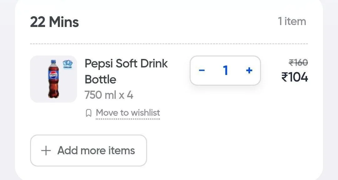 Swiggy Instamart : Pepsi - 750ml (Pack of 4)
